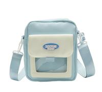 Ddujbtp Clear Shoulder Bag Japanese Style Crossbody Bag Harajuku Itabag Contrast Color Phone Bag Messenger Bag for Pin Display