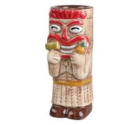 Ddujbtp Colorful Island Glass Unique Ceramic Drinkware for Parties Cups Various Beverages and Event Hawaiian Party Barwares Hawaiian Parties