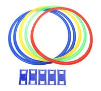 Ddujbtp Colorful Jump Hoop Set Indoor Sports Game Physical Training Jumping Hoops Family Backyard Activity Toy Children Outdoor Sport Toy Funny Sport Game