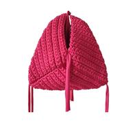 Ddujbtp Colorful Polyester Modern Satchel Reinforced Edges Triangular Base Compact Evening Purse Fashion Handbag For Women Friendly Woven Bag