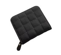 Ddujbtp Compact Small Wallet for Women Korean Zippered Coin Purse with Embroidery Elegant PU Card Holder for Daily Use