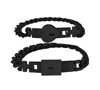 Ddujbtp Couple Bracelets 2x/Set Stainless Steel Lover Heart For Attract Charms For Boyfriend Girlfrie Matching Keychains Couples