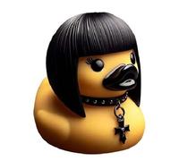 Ddujbtp Duck Figurine Satanic Duck Punk Death Rock Lady Goth Girl Satanic 1PC Gift