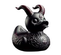 Ddujbtp Duck Figurine Satanic Duck Punk Death Rock Lady Goth Girl Satanic 1PC Gift