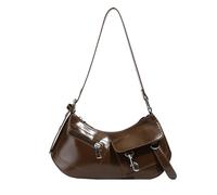 Ddujbtp Fashionable Lightweight PU Shoulder Bag For Women With Adjustable Strap & Organizational Pockets For Daily Essentials Wear Resistant PU Handbag