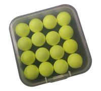 Ddujbtp Fishing Float Strikes Indicators Round Shape Bobber Bead Pack of 16pcs Colorful Bobbers for Lake River and Sea Fishing Balls