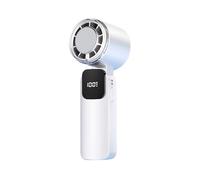 Ddujbtp Handheld Fan 199Adjustable Speed With Superconducting Ice Ceramic Cooling Rechargeable Battery USB Port For Outdoor Rechargeable Handheld Fan