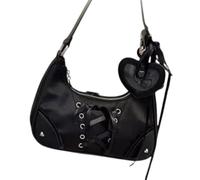 Ddujbtp Harajuku Itabag Shoulder Bag Transparent Pocket Messenger Bag Women's Ita Bag Crossbody Bag Handbag Satchel for Womens