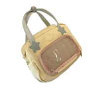 Ddujbtp Harajuku Shoulder Bag Badge Backpack Clear Crossbody Bag Student Book Bag Japanese Style Messenger Bag Lovely Itabag