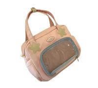 Ddujbtp Harajuku Shoulder Bag Badge Backpack Clear Crossbody Bag Student Book Bag Japanese Style Messenger Bag Lovely Itabag