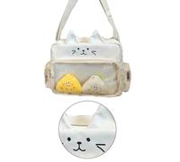 Ddujbtp Ita Bag Nylon Crossbody Bag Fashion Aesthetic Shoulder Pack Casual Satchel Sling Pack Suitable for Various Occasion