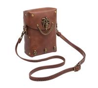 Ddujbtp Medieval Steampunk Crossbody Bag for Women and Men Retro Shoulder Bags Satchel Purse with Adjustable Strap Designs