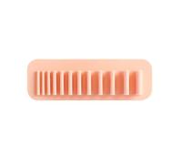 Ddujbtp Non-punching Brush Drying Rack Wall-Mounted Makeup Organizer Silicone Cosmetic Storage Rack For Wall-mounted Makeup Brush Organizer