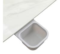 Ddujbtp Rotating Desk Trash Can Modern Organizers For Keep Workspaces Odors Proof Modern Organizers