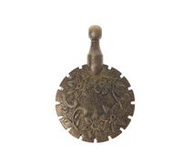 Ddujbtp Sewing Thread Yarn Cutter Pendant Round Shape Antique Bronze Craft Tool Home Yarn Cutter
