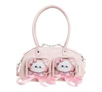 Ddujbtp Transparent Messenger Bag Fashion Ita Bag Shoulder Crossbody Bag Anime Display Satchel Handbag for Women Girls Gifts