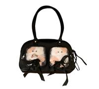 Ddujbtp Transparent Messenger Bag Fashion Ita Bag Shoulder Crossbody Bag Anime Display Satchel Handbag for Women Girls Gifts