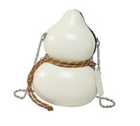 Ddujbtp Unique Gourd Shaped Crossbody Shoulder Bag Fashionable and Practical Evening Purse Satchel with Chain Strap for Women