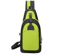 Ddujbtp Versatile Cycling Chest Bag Nylon Shoulder Sling Pack Outdoor Activities Waterproof Multiple Pockets Crossbody Backpack