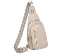 Ddujbtp Vintage Multifunctional Women's Chest Bag with Adjustable Strap and Multiple Pockets Sling Pack Crossbody Shoulder Bag