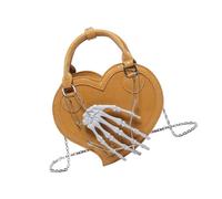 Ddujbtp Women Heart Shaped Crossbody Bag Retro Leopard Handbag Lovely Messenger Bag PU Leather Shoulder Bag Shopping Dating Bag