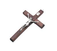 Ddujbtp Wood Cross Pendant Charm Hangable Pendant Accessory Supplies For Home Catholic Decoration Simple Wood Cross