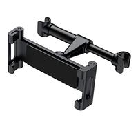 DDUP Car Headrest Tablet Mount Holder Auto Backseat Tablets Stand for Kids Compatible with iPad Air Mini/Cell Phone/Galaxy Tab/Kindle Fire Hd or Other 4.7-10.5" Device(Black)