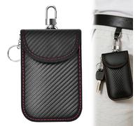 DDUP Faraday Bag for Car Keys,Faraday Pouch,Keyless Entry Signal Blocker Pouch with Carbon Fiber Design | Anti-Theft RFID Blocking for Keyless Entry & Fob Protection (1-Pack)