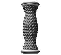 DDUP Foot Massager Roller - 468 Precision Acupressure Points, Dual Arc Ergonomic Design, PP & TPR Material for Plantar Fasciitis Relief, Quiet Non-Slip for Home Office Travel (Black)