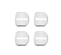 DDVOS 4 PCS Car Door Lock Cover for Volvo XC40, Anti-Rust Dust Water Proof Covers Protector Caps Interior Accessories,B Silver