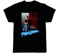 ddvvtuuwh Road House T Shirt - Patrick Swayze “Be Nice” - 80's - Black