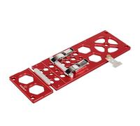 DDWT Upgraded 340mm Track Saw Square Right Angle Circular Saw Guide Rail Angle Stop Accessories Compatible with Festool and Makita Guide Rail (Red)