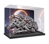 DDXMML Acrylic Display Case for Lego 75192 Millennium Falcon Model, Clear Dustproof Display Box, 34.6 x 15.3 Inches
