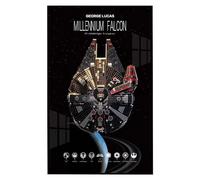 DDXMML Display Wallboard, Compatible with 75389/75257 Millennium Falcon Wall Mount Display Stand, On-Wall Photo Frame Storage Display Board 75389 75257(Wall Panel Only) (Style B)