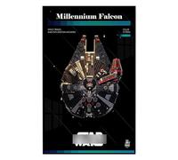 DDXMML Display Wallboard, Compatible with 75389/75257 Millennium Falcon Wall Mount Display Stand, On-Wall Photo Frame Storage Display Board 75389 75257(Wall Panel Only) (Style E)