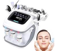 DDZJTPP 10 in 1 Hydrogen Oxygen Beauty Machine Multifunctional Facial Machine Skin Care Tool Cleansing Moisturizing, Small Bubble Skin Analyzer with Touch Screen Promote Nutrition Absorb