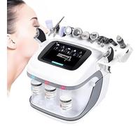 DDZJTPP 10 in 1 Water Oxygen Hydra-Facial Beauty Machine with 8 Inch Display Screen, Small Bubble Skin Analyzer Quickly Decompose Water Molecules Deep Cleansing for Home Salon Spa