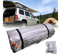 DDZJTPP Car Fire Blanket,1100°C Reusable Emergency Fire Extinguisher Blanket for Electric Vehicle Accidents,Fiberglass + Double Sided Silicone Coated,Essential Fire Safety Tool 6×8m/19.7×26.2ft