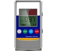 DDZJTPP Electrostatic Field Meter, 0-20KV Handheld Electrostatic Tester, Antistatic Field Detection Tester, with LCD Screen, Ion Balance Tester, for Textile Fiber Paper Plastic