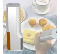 DDZJTPP Food Printer Portable Handheld Cake Printer,Edible Inkjet Printer Food Printer Coffee Printer,Edible Printer Color Barcode Printer Wireless,For Coffee,Bread,Cake,Biscuits,brown