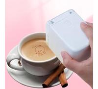 DDZJTPP Mini Color Inkjet Food Printer, Portable Handheld Cake Printer with APP Control, Safe To Eat and Fast and Clear Output, For Bread Coffee Foodies Art Cooking