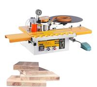 DDZJTPP Portable PVC Abs Edge Bander,Woodworking Edge Banding Machine,Right Angle Curve Straight Line,Microcomputer Intelligent Temperature Control,Double-Sided Gluing for Oversized Panels B