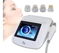 DDZJTPP Professional Fractional RF microneedle device, multifunctional device with 4 heads & 2 handles, reduced wrinkle depth and noticeably rejuvenated and revitalised skin