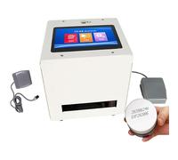 DDZJTPP Small Printer Inkjet Coder,Online Inkjet Printer Number Coding and Marking Machine,Portable Desktop Inkjet Printer,12.7mm Desktop Production Date,Qr Code for Surface Printing