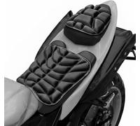 DDZYY Motorcycle Seat Cushion for Softail Slim 2012-, 3D Air Cell Padding, Anti-Slip, Ventilated with Dual-Layer Cross Straps