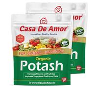 De Amor Organic Potash for Gardening, Enhance plant growth & productivity, Boost your garden's potential naturally (1800 gm, Granules)