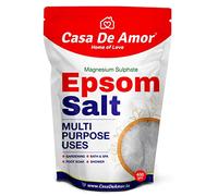 De Amor Premium Epsom Salt for Soothe Muscles, Rejuvenate Skin, and Boost Plant Growth, Body to Soak, Refresh & Garden (400 gm)