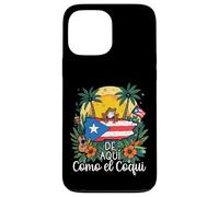 De Aquí Como el Coquí Puerto Rican Pride Design Case for iPhone 13 Pro Max