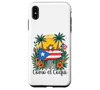De Aquí Como el Coquí Puerto Rican Pride Design Case for iPhone XS Max