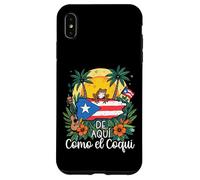 De Aquí Como el Coquí Puerto Rican Pride Design Case for iPhone XS Max